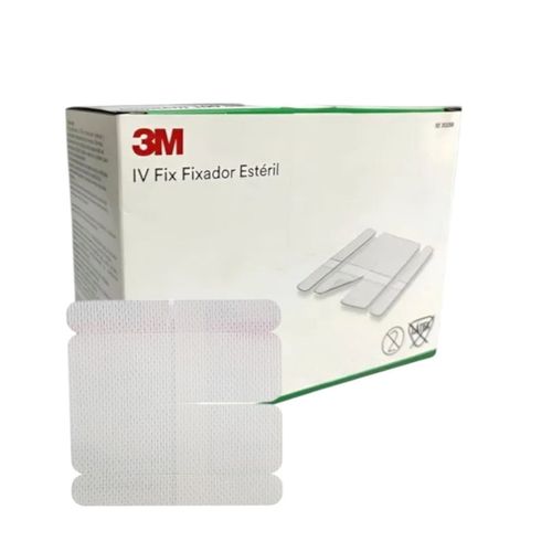 Kit 10 Fixadores de Cateter 5cm x 7,4cm - 3M